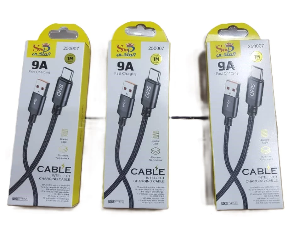 توصيلة شاحن تايب سي الملكي قماش 9A