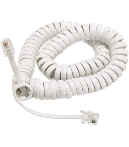 خيط سماعة تلفون ثابت حلزوني