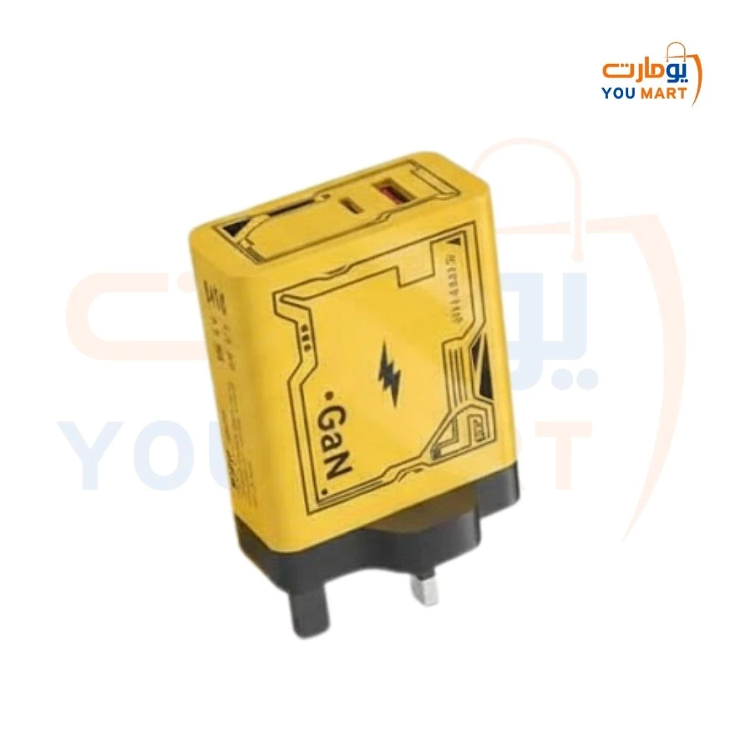 راس شاحن كهرباء فاست مع توصيلة متعدد وكاله