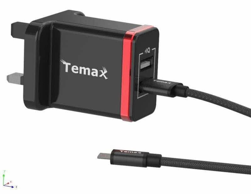 راس شاحن كهرباء مع التوصيلة تيماكس