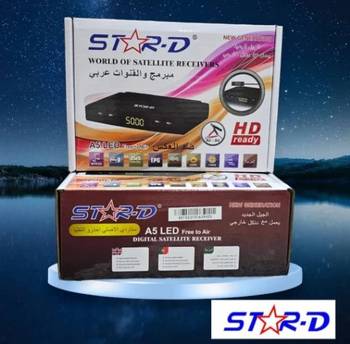 رسيفر ستار دي مبرمج عربي A5 وكالة