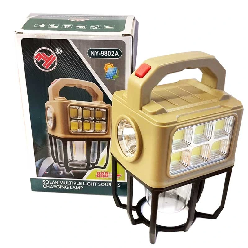 فانوس كهرباء طاقة 9802 ابو لوح شاحن تايب سي