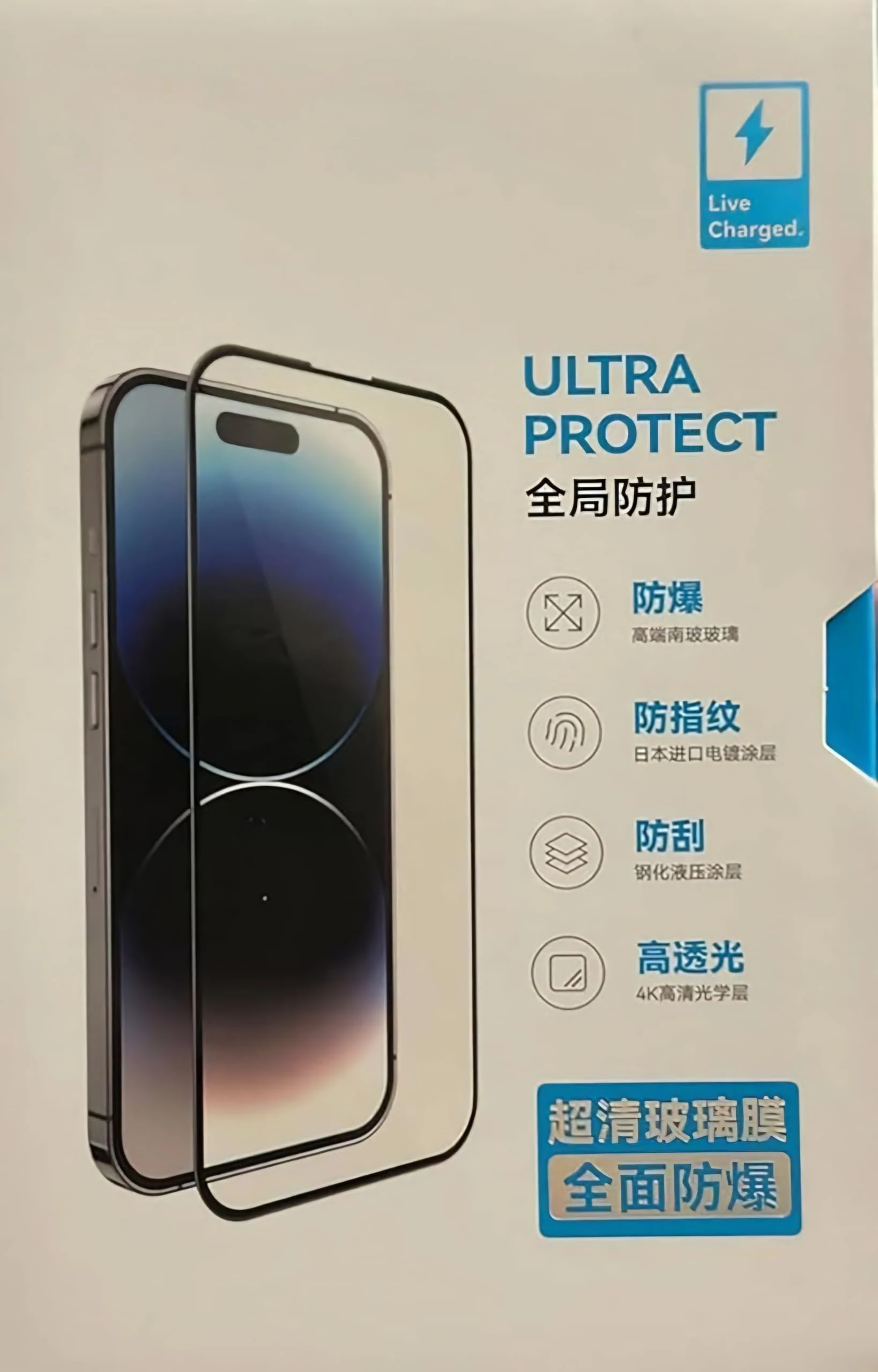 لاصق زجاجي ابو اطار - منوع